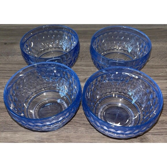 4x Villeroy&Boch Boston Bowls, Appetizer/Dessert Bowl, Blue, Stackable main image 1